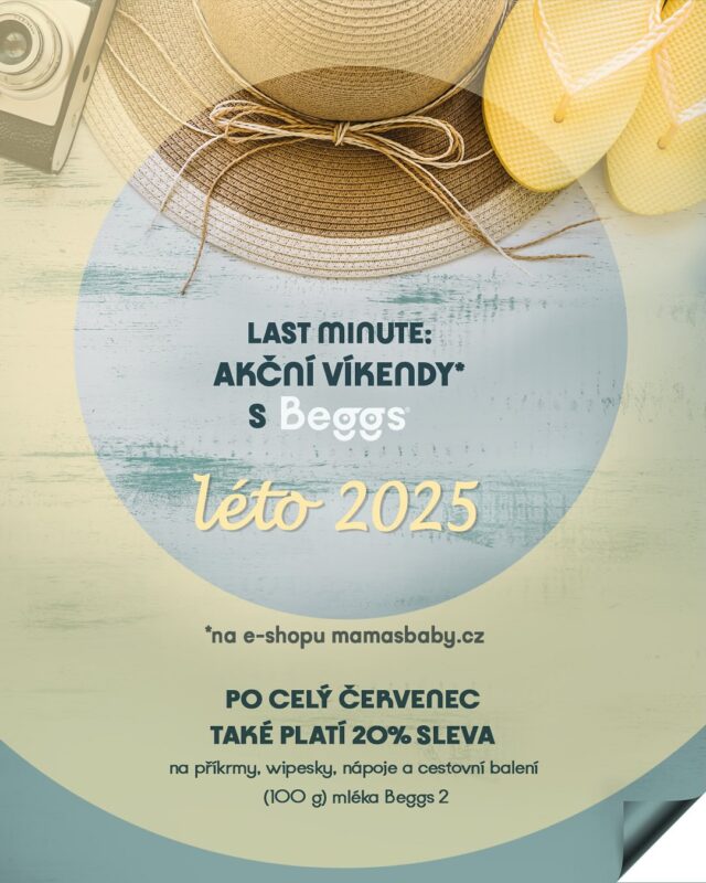 Prázdniny jsou tady – a s nimi i pořádná Beggs jízda! 🎉
Užijte si léto s vybranými produkty Beggs se slevou 20 % po celý červenec.
❗ Navíc každý víkend chystáme Last minute akce 👀 na vybrané produkty. 
➡ Sledujte nás, ať vám nic neuteče. Zítra vám totiž představíme letní soutěž!

🔜 Máte se na co těšit! 

#letosbeggs #akce #slevyaakce #doplnkystravy #magnesium #vitamind  #letovcesku #cestujeme #leto #prazdniny  #nacesty #cestovani #cestovanisdetmi #navylet #vlhceneubrousky #kapsicky