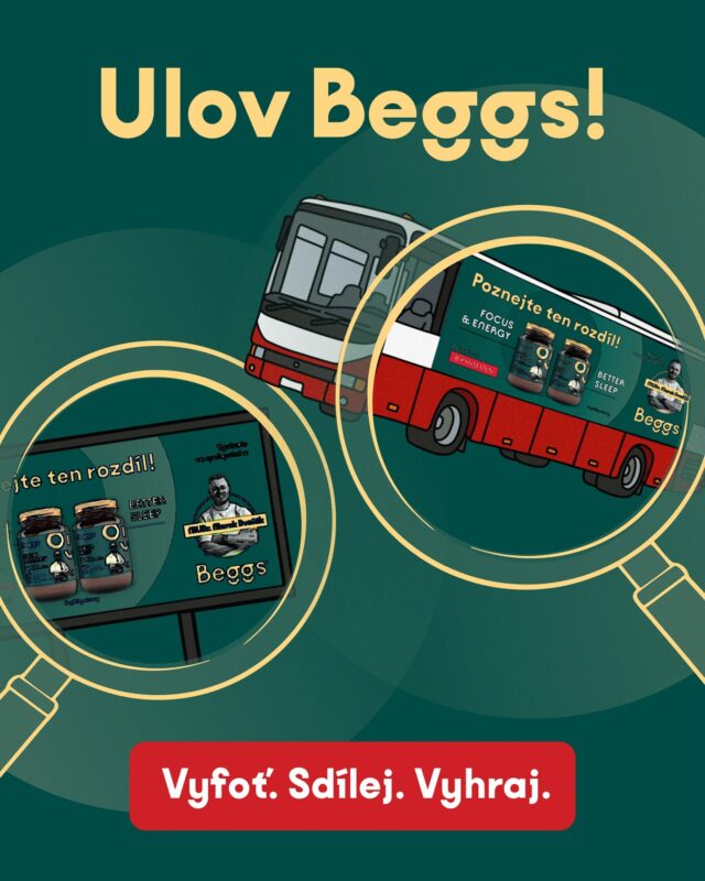 🎉 Velký lov začíná! 🎉

Naši kampaň teď potkáte všude kolem sebe – na billboardech, v MHD i online.

A tak jsme si řekli… proč z toho neudělat hru? 💡

👉 Ulovte Beggs ve vašem městě, na FYP, v newsletteru nebo na banneru vašeho oblíbeného e-shopu. 

Hoďte fotku či video do stories a označte nás.
Každý, kdo se zapojí, od nás získá unikátní slevový kód. ✨

A navíc – z vašich tipů vybereme několik výherců, které čekají krásné Beggs ceny. 🫶

Tak co, už jste na stopě? 👀

P.S. Lov končí 14. 10. 🤫